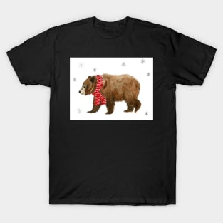 Snowy Winter Bear T-Shirt